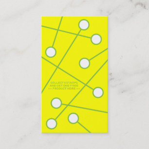 Fidélité carte fréquente d'acheteur de chaux de citron