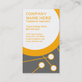 Fidélité carte fréquente orange d'acheteur de mod (Dos)