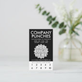 Fidélité carte perforante de la société (Debout devant)