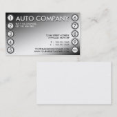 Fidélité carte perforée brillante de vitesses (Devant / Derrière)