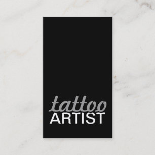 Fidélité carte perforée d'artiste de tatouage