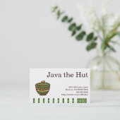 Fidélité Carte perforée de boissons de café (Debout devant)