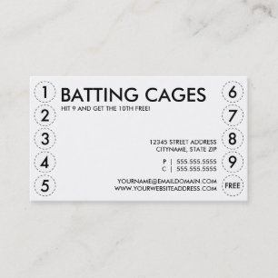 Fidélité carte perforée de cages d'ouate en feuille