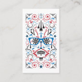 Fidélité carte perforée de crâne de sucre de (Devant)