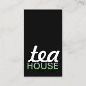 Fidélité carte perforée de maison de thé (Devant)