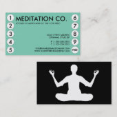 Fidélité carte perforée de méditation (Devant / Derrière)