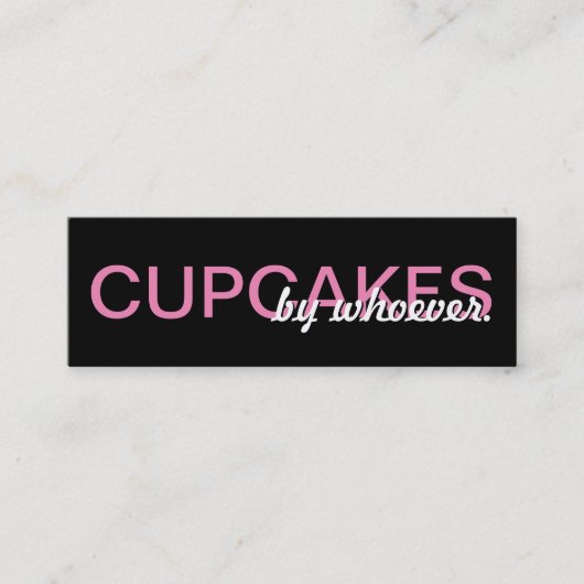 Fidélité carte perforée de petits gâteaux (Devant)