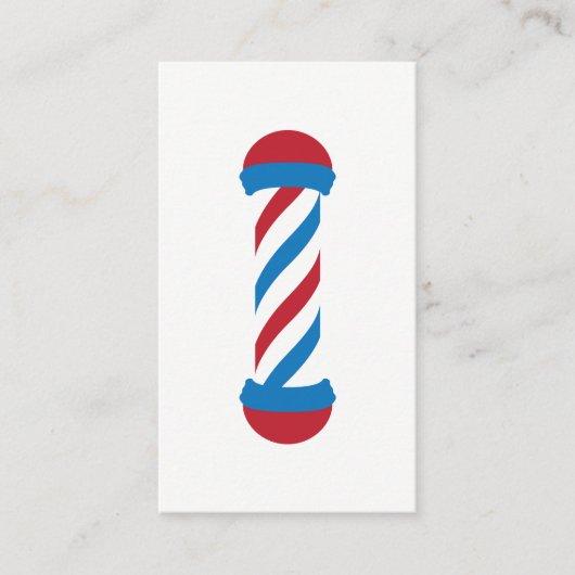 Fidélité carte perforée de poteau de raseur-coiffeur (Devant)