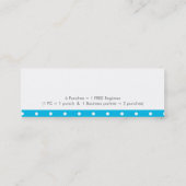 Fidélité Carte perforée de référence (Dos)