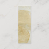 Fidélité Carte perforée de tache de tasse de café (Dos)