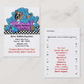 Fidélité Carte perforée fréquente de baigneur pour le (Devant / Derrière)