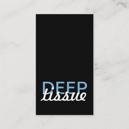 Fidélité carte perforée profonde de massage de tissu (Devant)