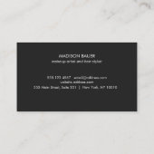 Fidélité client 10 poinçons Gold et Black Stripes (Dos)