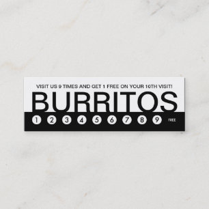 fidélité client BURRITOS audacieuse