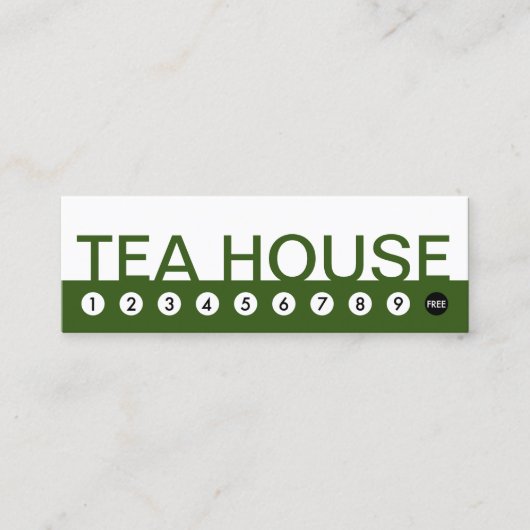 fidélité client chez TEA HOUSE bold (Devant)