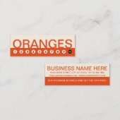 fidélité client d'ORANGES (Devant / Derrière)