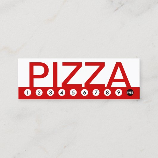 fidélité client PIZZA audacieux (Devant)