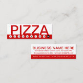 fidélité client PIZZA audacieux (Devant / Derrière)