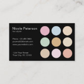 Fidélité couleurs en pastel fines modernes - carte de (Dos)