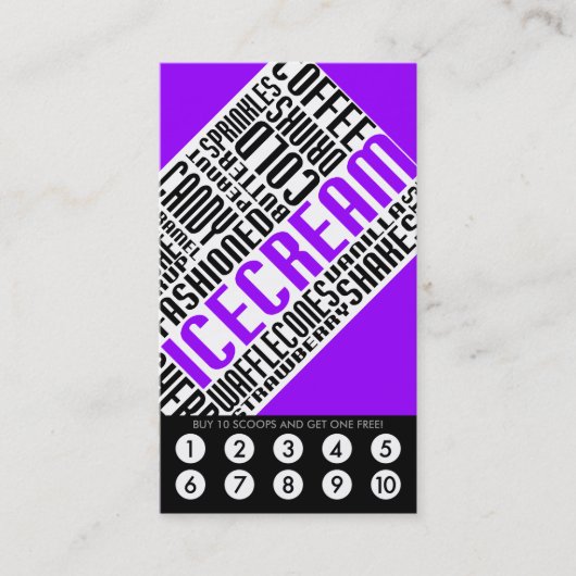 fidélité de crème glacée (wordWEBs) (Devant)