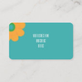 Fidélité de la marguerite jaune rétro (Dos)