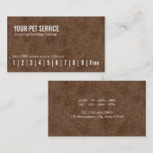 Fidélité de marcheur de chien de toilettage (Devant / Derrière)