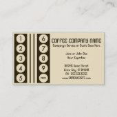 fidélité des clients du café rétro (Dos)