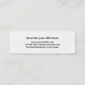 Fidélité des clients professionnels 10 poinçons (Dos)