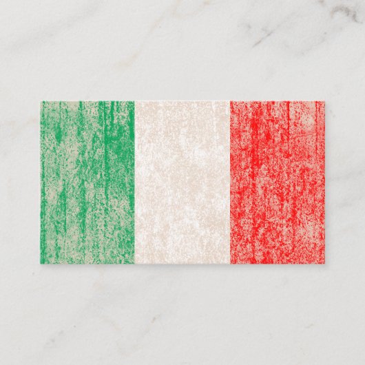 Fidélité drapeau de la carte punch italienne (Devant)