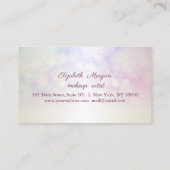 Fidélité Elégant moderne, Bokeh, Lèvres Glitterie Carte de (Dos)