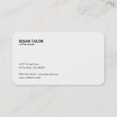 Fidélité Fèves de café (variation de la carte de poinçon) (Dos)