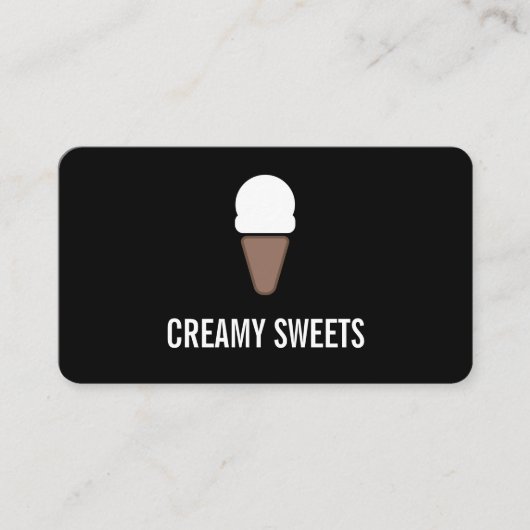 Fidélité Icône de cône de crème glacée / Variation / Carte  (Devant)
