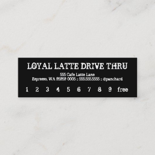 Fidélité Latte Commande-À travers cassé (Devant)