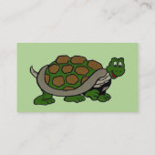 Fidélité Le logo de tortue de carte perforée d'affaires (Dos)