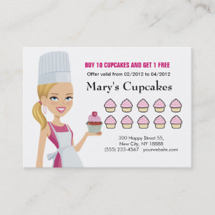 Fidélité Le petit gâteau de chef récompense la carte