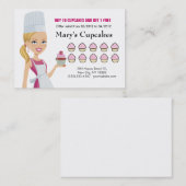 Fidélité Le petit gâteau de chef récompense la carte (Devant / Derrière)