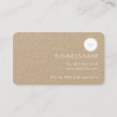 FIDÉLITÉ LOGO D'AFFAIRES CONTEMPORAIN RUSTIQUE 10 CARTE DE  (Dos)