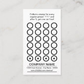 Fidélité merci carte légère de timbre (Dos)