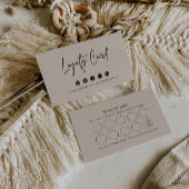 Fidélité Modèle de carte de fidélité, client moderne