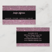 Fidélité Nail Salon Carte de visite (Devant / Derrière)