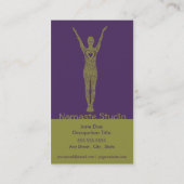 Fidélité Passage de classe du carte de visite 10 de yoga (Dos)