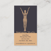 Fidélité Passage de classe du carte de visite 10 de yoga (Dos)