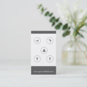 Fidélité Passage de classe du carte de visite 5 de yoga (Debout devant)