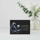 Fidélité Professeur de yoga Carte de cours de pose de médit (Debout devant)