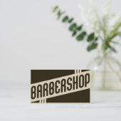 Fidélité rétro carte de timbre de raseur-coiffeur (Debout devant)