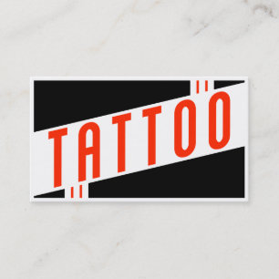 Fidélité rétro carte de timbre de tatouage