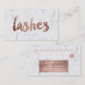 Fidélité rose de marbre de typographie d'or de (Devant / Derrière)