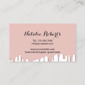 Fidélité rose d'égoutture d'or de maquilleur de (Dos)