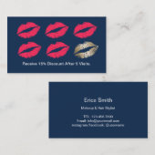 Fidélité rouge de bleu marine de lèvres de (Devant / Derrière)