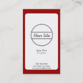 Fidélité Salon Loyalty Carte de visite (Dos)